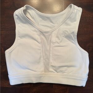 Alphalete Womens Mesh Sports Bra in White, size XS